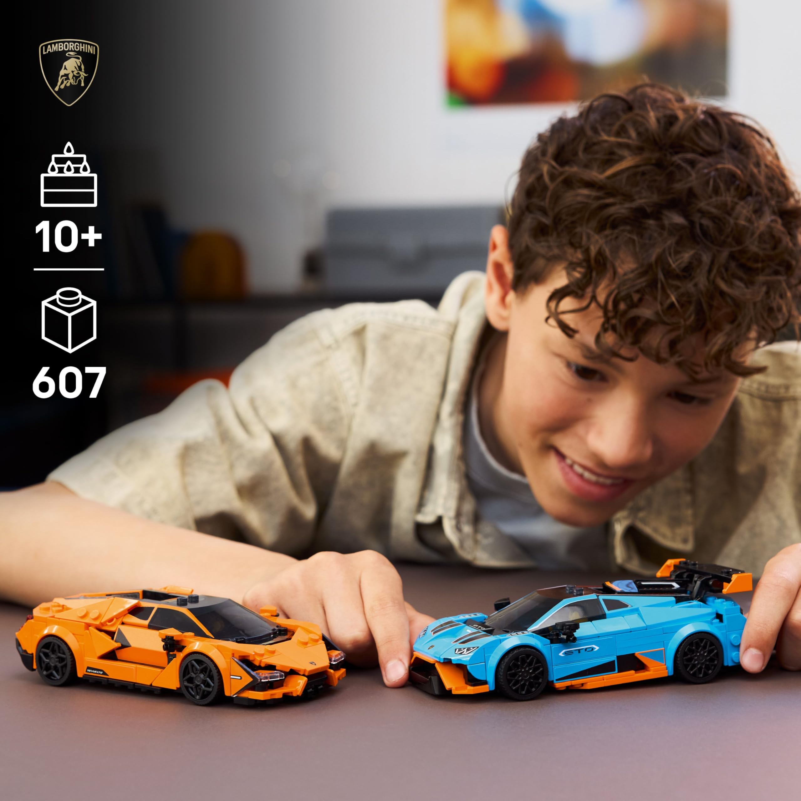 LEGO Speed Champions Lamborghini Revuelto e Huracán STO 77238